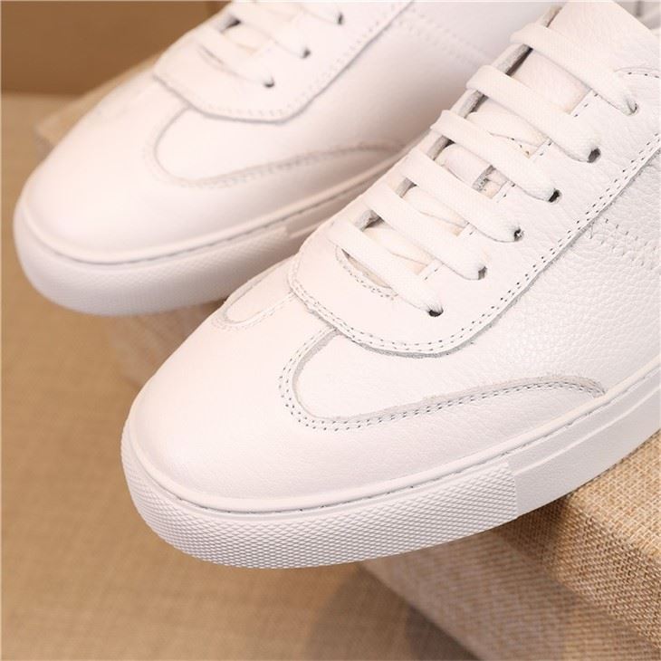 High-end Genuine Leather White Men Sneakers Shoe for Men Durable Lace-up Shoes