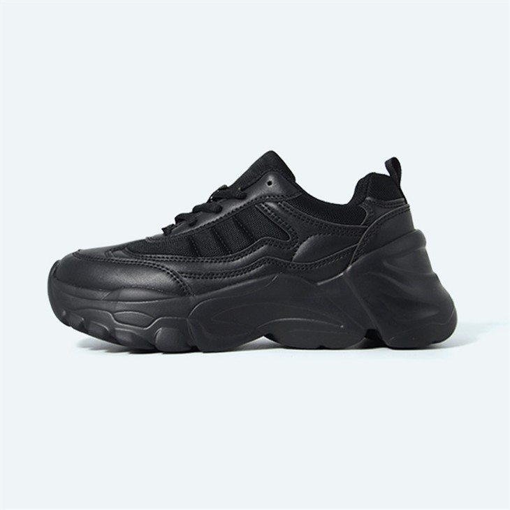 Chunky Black Sneakers
